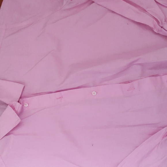 Zara Pink Oxford Button Down Shirt - Picture 3 of 5